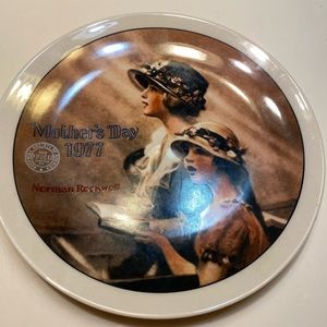 EUC Norman Rockwell 1977 Mother’s Day Plate #38407 by Knowles